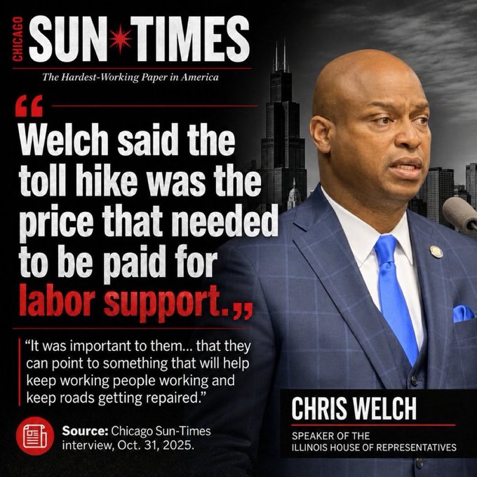 AFP on Pritzker Toll Increase: Pure Springfield Cronyism